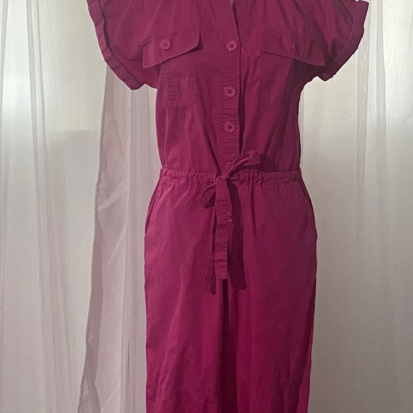 Deluc Jumpsuit Pink Cotton size Small - Picture 1 of 6